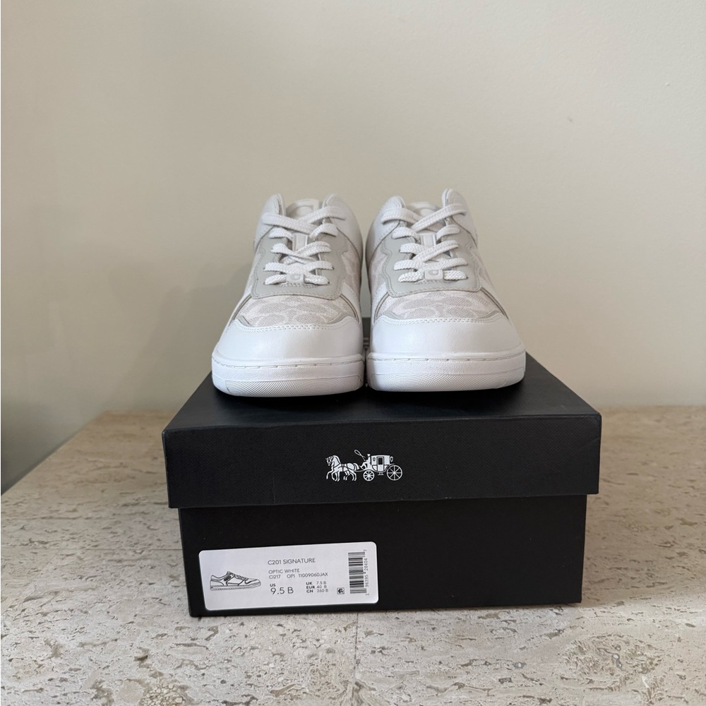 COACH Womens C201 Signature Sneaker - Picture 6 of 12